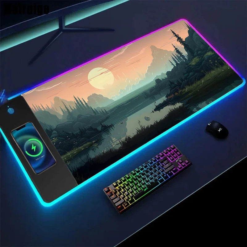 Wireless Charging Mouse Pad - My Store