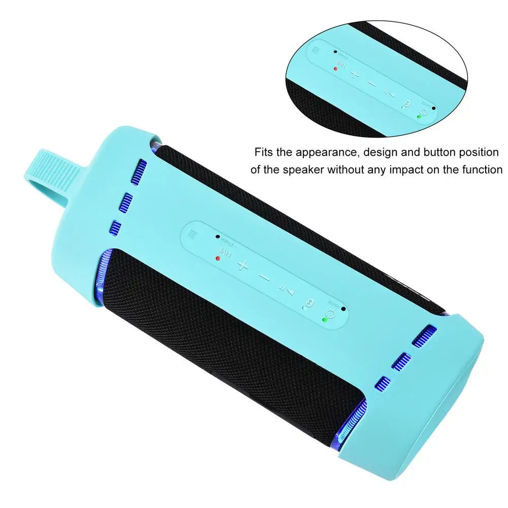 Portable Silicone Case Protective Cover Anti Dropping Speaker With Handle For Sony SRS-XB33 Wireless Bluetooth Speaker - My Store