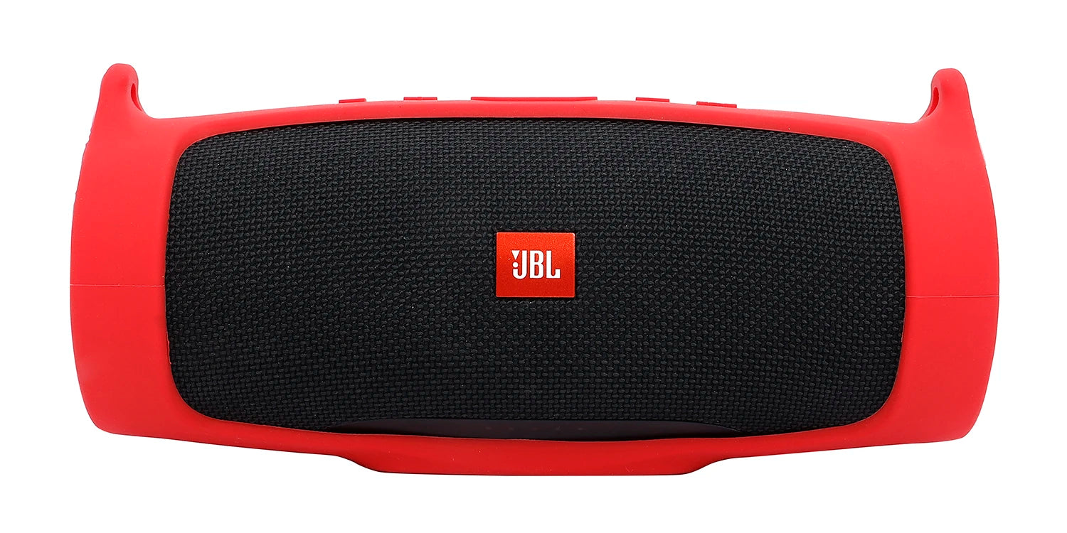 New Silicone Case Cover Skin With Strap Carabiner for JBL Charge 4 Portable Wireless Bluetooth Speaker - My Store