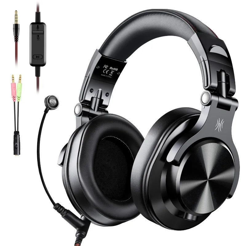 Oneodio A71 Wired Over Ear Headphone With Mic Studio DJ Headphones Professional Monitor Recording & Mixing Headset For Gaming - My Store