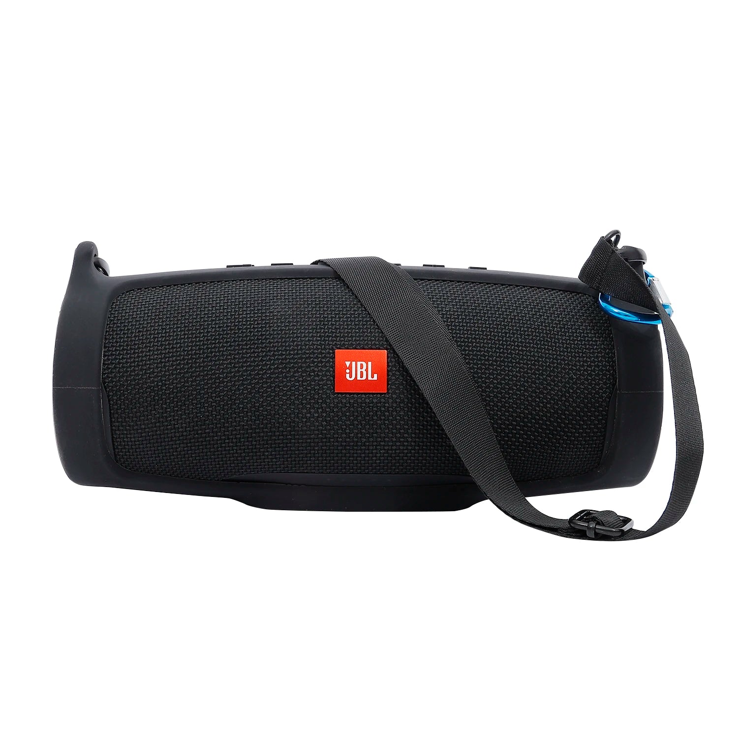 New Silicone Case Cover Skin With Strap Carabiner for JBL Charge 4 Portable Wireless Bluetooth Speaker - My Store