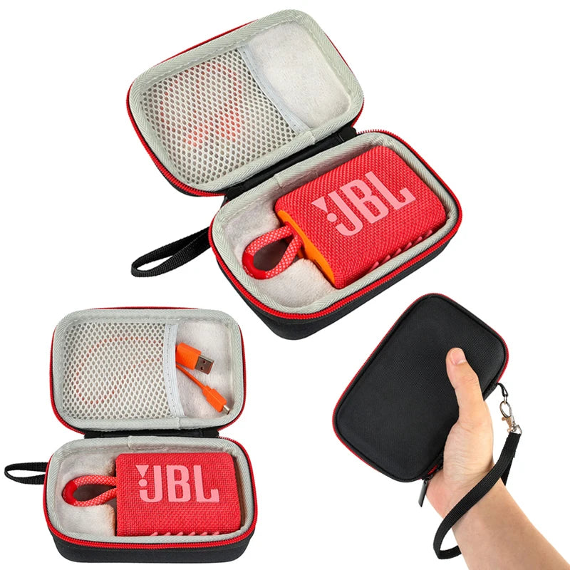 ZOPRORE Hard EVA Outdoor Travel Case for JBL GO 3 Portable Wireless Bluetooth Speaker Cover for JBL GO3 Bluetooth Speaker Case - My Store