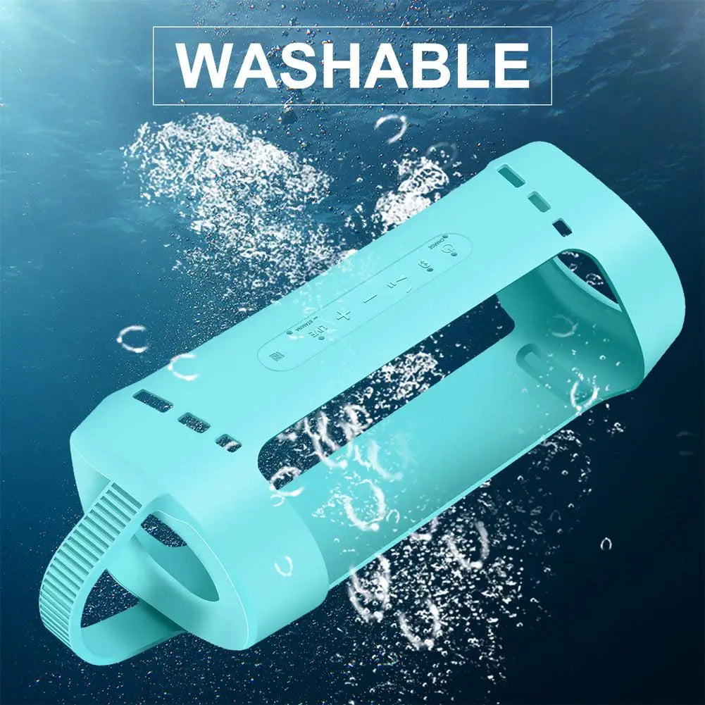 Portable Silicone Case Protective Cover Anti Dropping Speaker With Handle For Sony SRS-XB33 Wireless Bluetooth Speaker - My Store