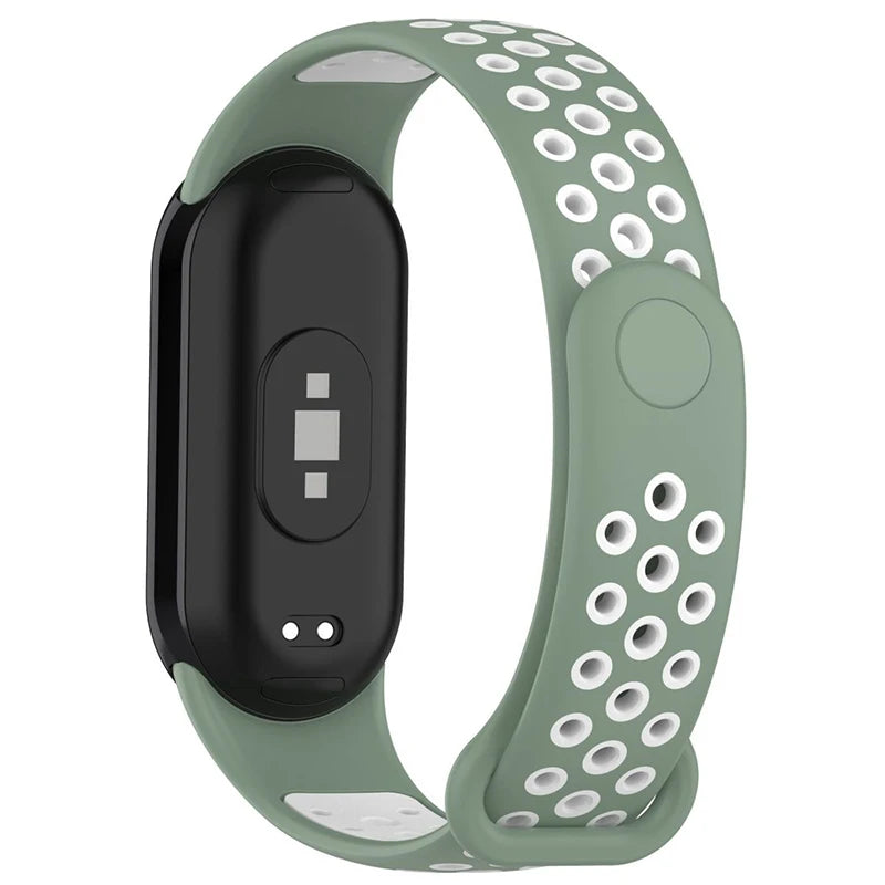 Smart Watch Simple Business Sports Wristband Two-color Breathable And Comfortable Unisex Suitable For Xiaomi Mi Band 8 - My Store