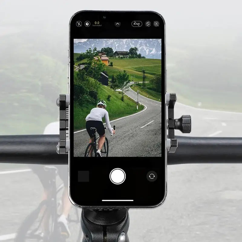 Bicycle Scooter Aluminum Alloy Mobile Phone Holder Mountain Bike Bracket Cell Phone Stand Cycling Accessories - My Store