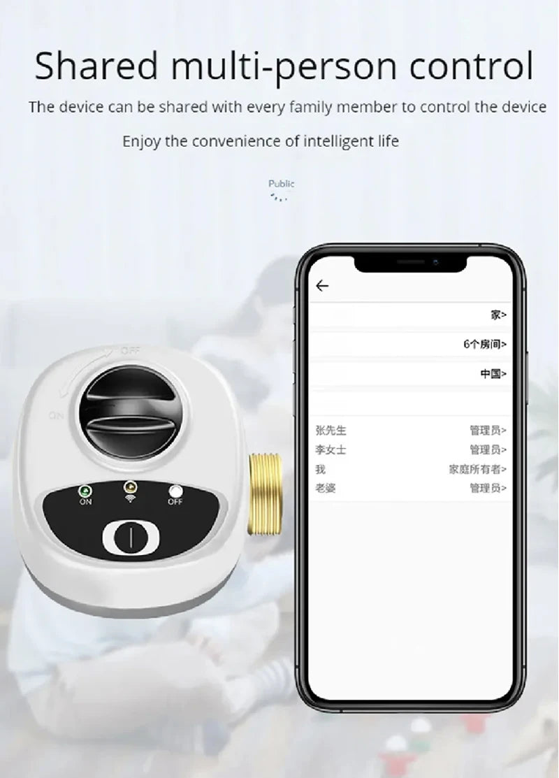 eWelink APP Wifi Water Valve Smart Timer Open Shutoff Automated Ball Valve Intelligent Remote Control Support Alexa Google Home - My Store