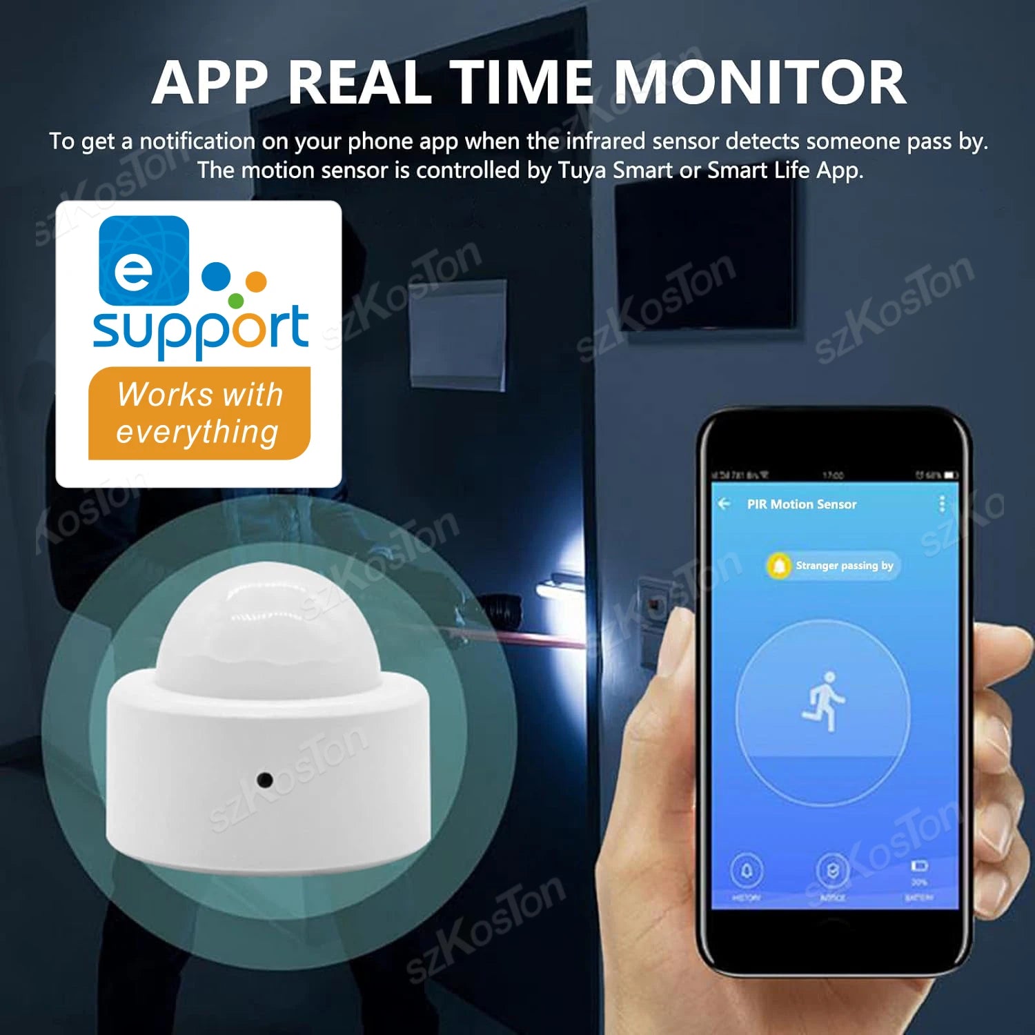 eWelink APP Zigbee Motion Sensor Smart Home Automation PIR Presence Sensor Residential Security Protection for Home Assistant - My Store