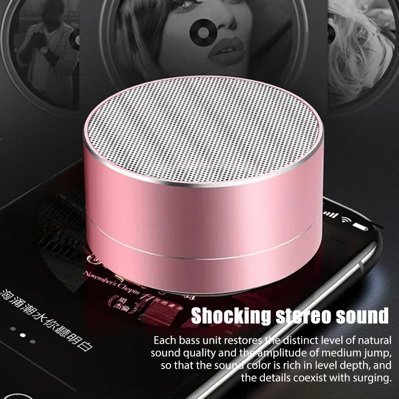 Mini Portable Loudspeaker For Broadcasting TF Card USB Speaker Sound System enceinte bluetooth Outdoor Lawn Wireless Bluetooth - My Store