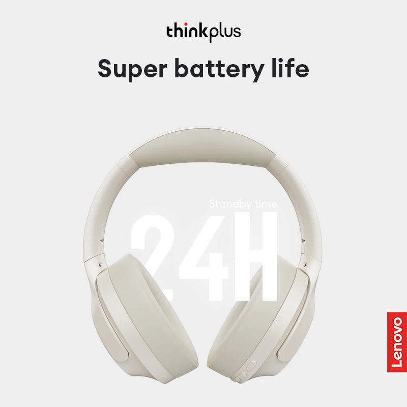 Lenovo Th46 Wireless Bluetooth 5.4 Headphones Scalable Super Battery Life Headset Hd Calling Active Noise Reduction Earbuds - My Store