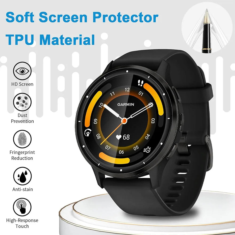 Protective Film For Garmin Venu 3 SmartWatch Screen Protector Clear 3D For Garmin Venu 3S Film Ultra-thin Full Cover Accessories - My Store