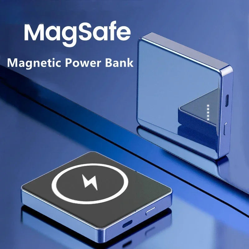 Power Bank Magnetic Power Bank External Spare Battery 20W 10000mAh for IPhone 15 14 13 12 Pro Max Wireless Power Banks - My Store