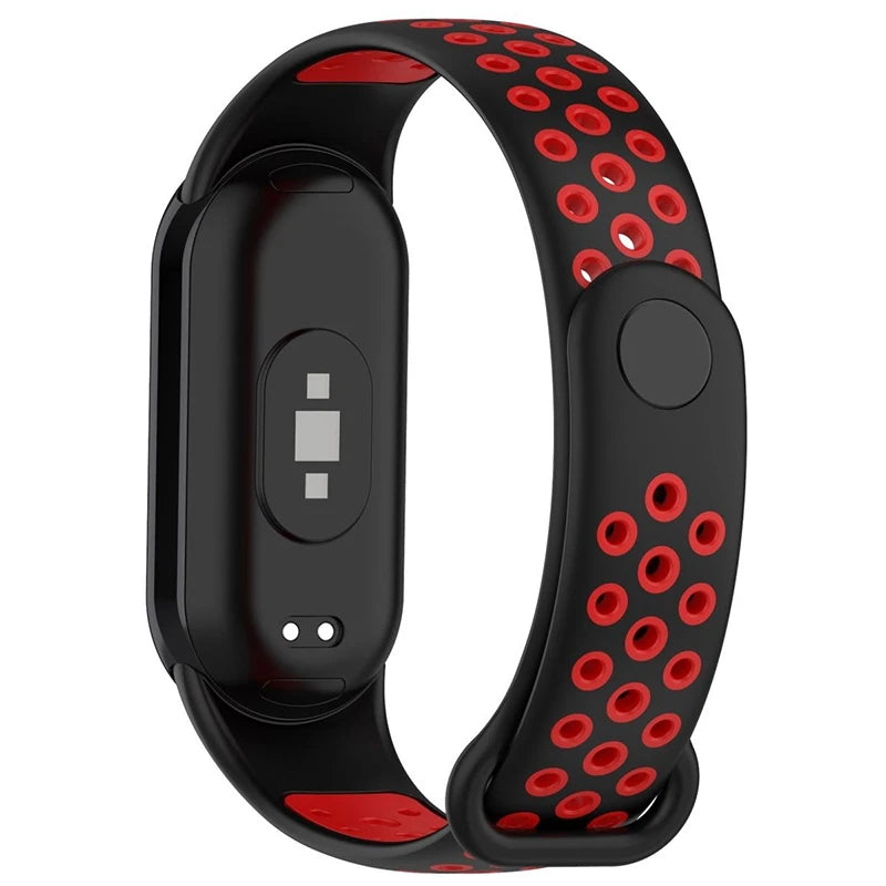 Smart Watch Simple Business Sports Wristband Two-color Breathable And Comfortable Unisex Suitable For Xiaomi Mi Band 8 - My Store