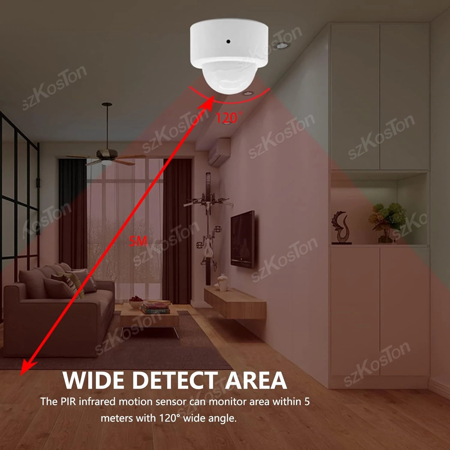 eWelink APP Zigbee Motion Sensor Smart Home Automation PIR Presence Sensor Residential Security Protection for Home Assistant - My Store