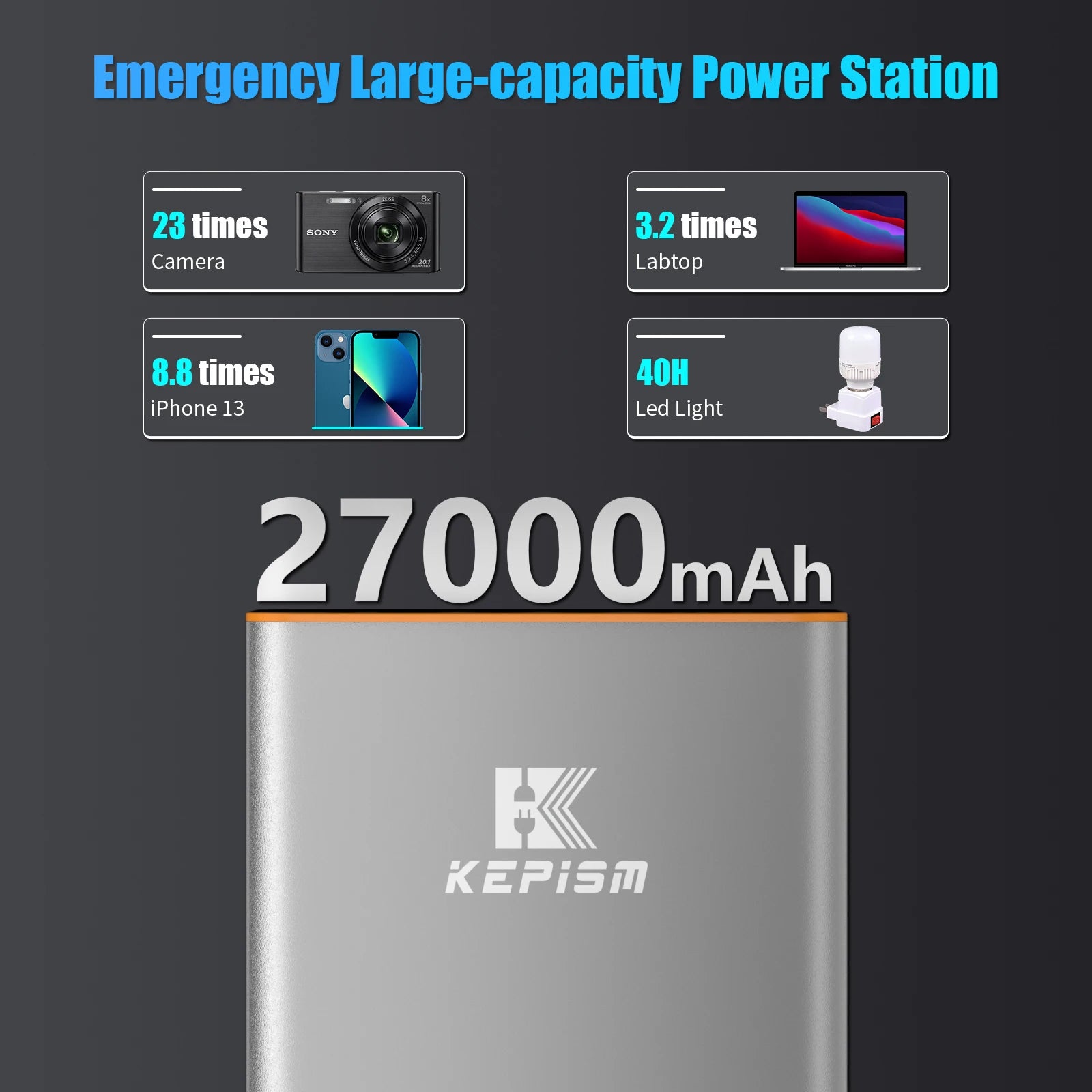 High Quality Usb Portable Battery Power Banks 27000mah Portable Charger Custom Logo Best Mobile Power Bank - My Store