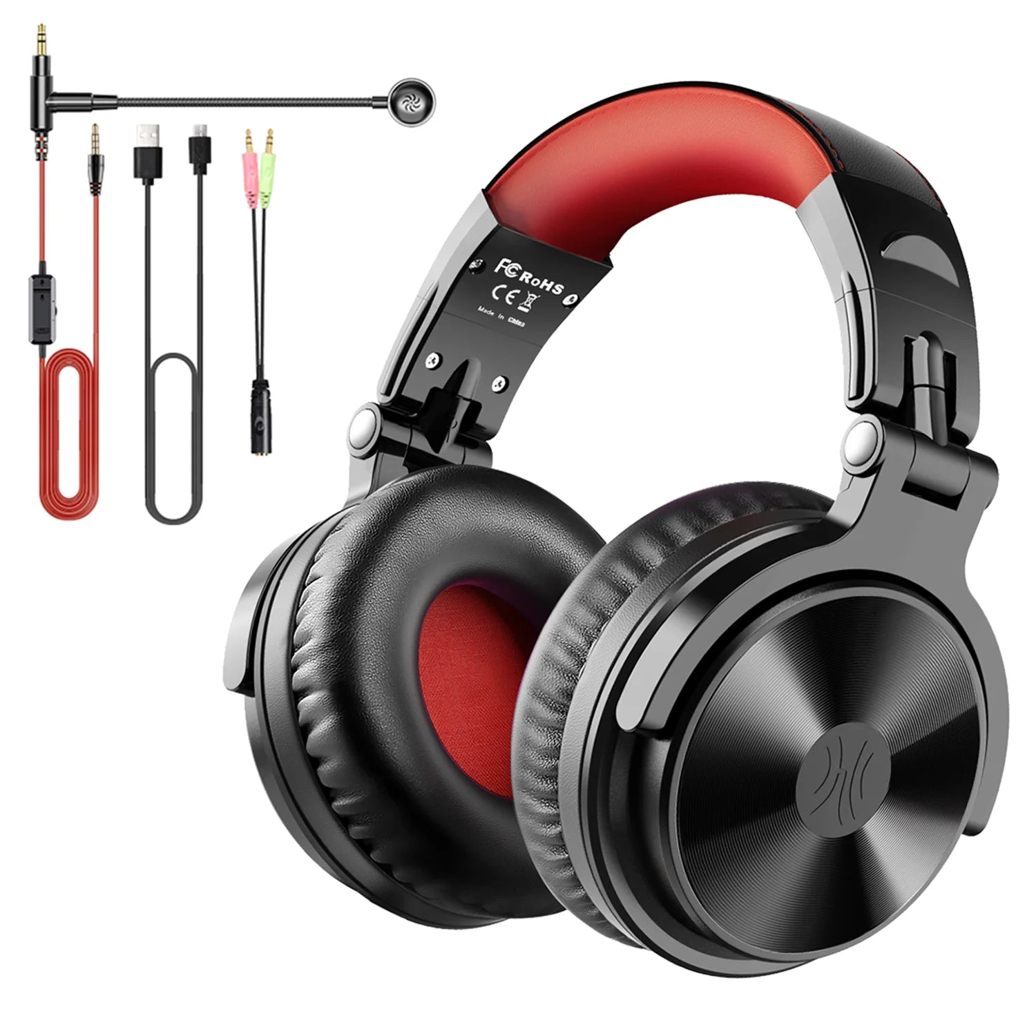 Oneodio Pro-M High-fidelity Wireless Headphones Stereo Gaming Headset with Mic 110H Playtime Foldable Bluetooth Headphones - My Store