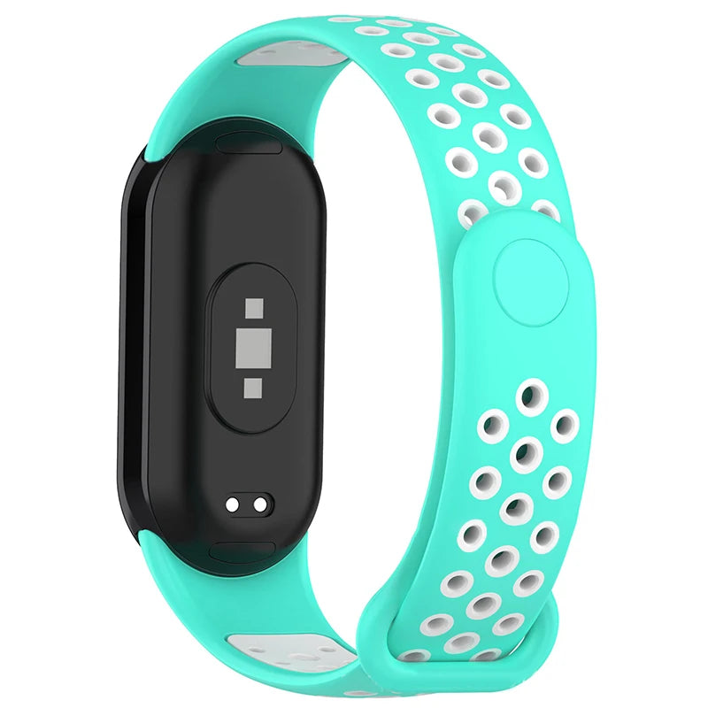 Smart Watch Simple Business Sports Wristband Two-color Breathable And Comfortable Unisex Suitable For Xiaomi Mi Band 8 - My Store