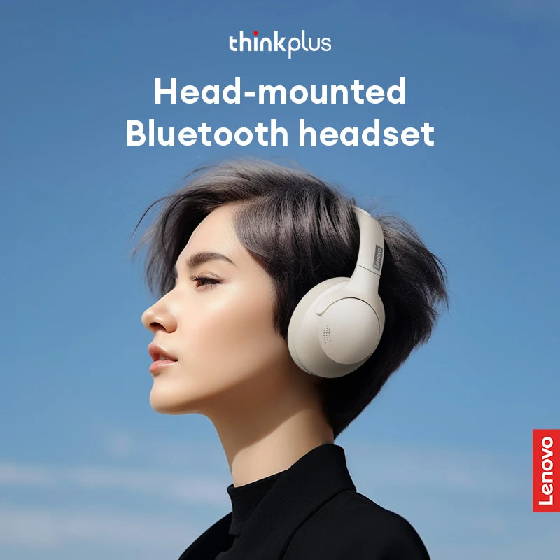 Lenovo Th46 Wireless Bluetooth 5.4 Headphones Scalable Super Battery Life Headset Hd Calling Active Noise Reduction Earbuds - My Store