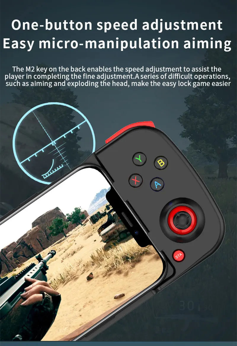 D3 Wireless BT 5.0 Stretchable Gamepad For Mobile Phone Android IOS Devices Retractable Joystick for PC Video Game Controller - My Store