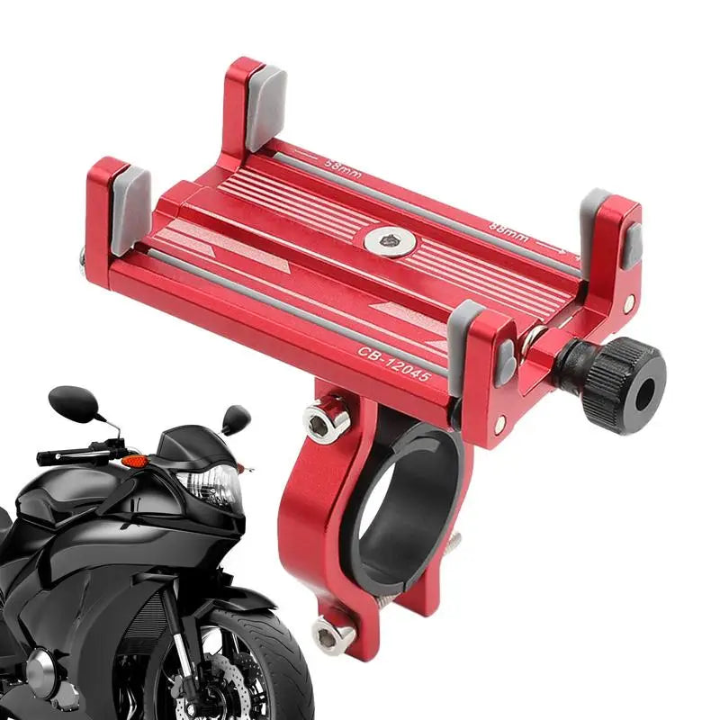 Bicycle Scooter Aluminum Alloy Mobile Phone Holder Mountain Bike Bracket Cell Phone Stand Cycling Accessories - My Store