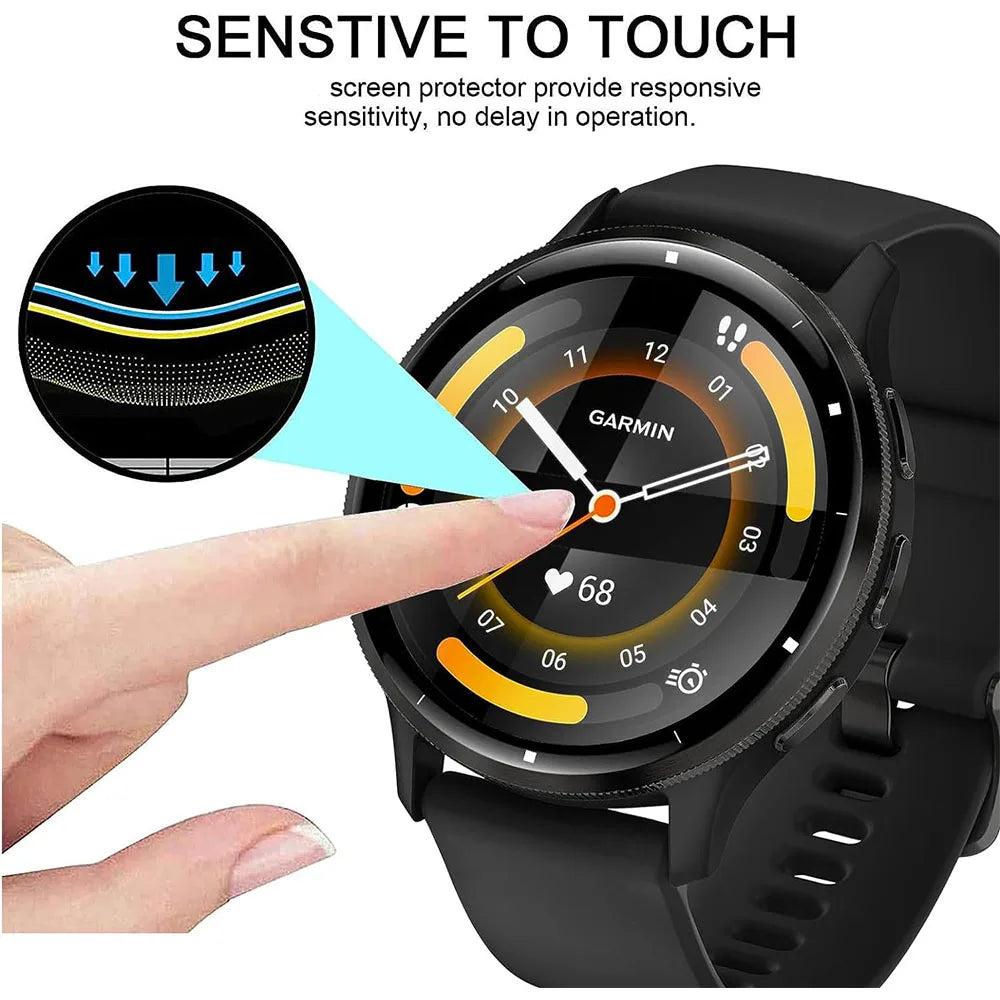 Protective Film For Garmin Venu 3 SmartWatch Screen Protector Clear 3D For Garmin Venu 3S Film Ultra-thin Full Cover Accessories - My Store