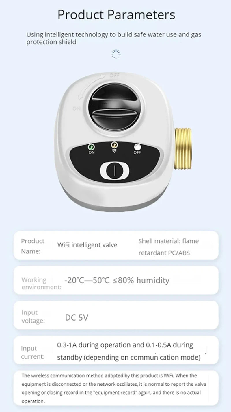 eWelink APP Wifi Water Valve Smart Timer Open Shutoff Automated Ball Valve Intelligent Remote Control Support Alexa Google Home - My Store