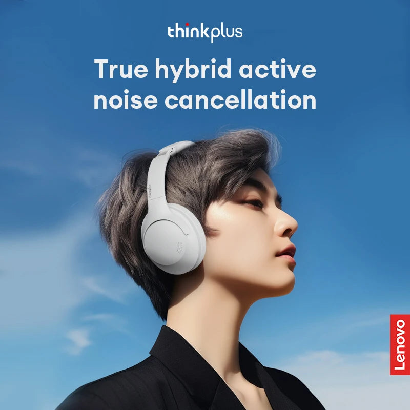 Lenovo Th46 Wireless Bluetooth 5.4 Headphones Scalable Super Battery Life Headset Hd Calling Active Noise Reduction Earbuds - My Store