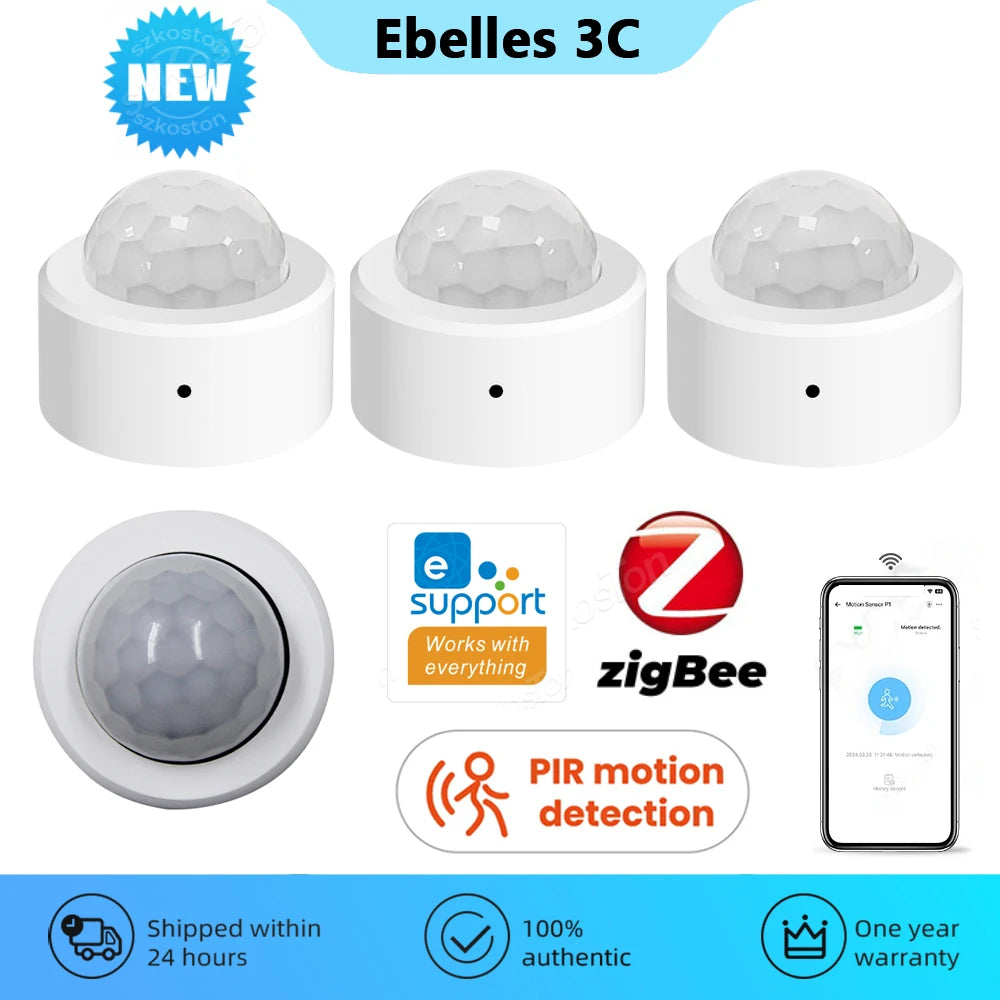 eWelink APP Zigbee Motion Sensor Smart Home Automation PIR Presence Sensor Residential Security Protection for Home Assistant - My Store