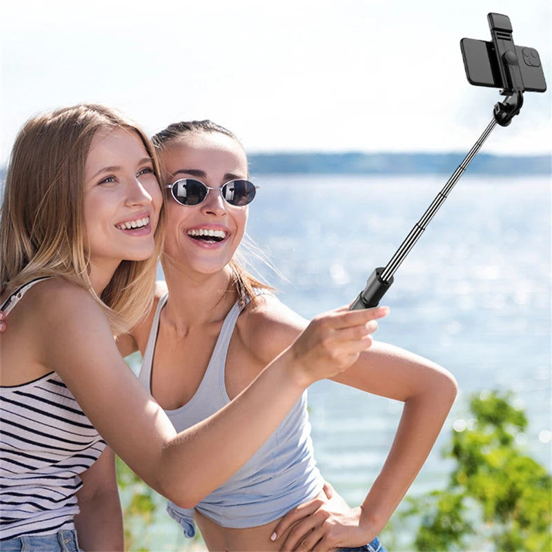 With Fill Light 360-Degree Rotation Wireless Bluetooth Selfie Stick Remote Shutter Tripod For iphone xiaomi huawei Phone Holder - My Store