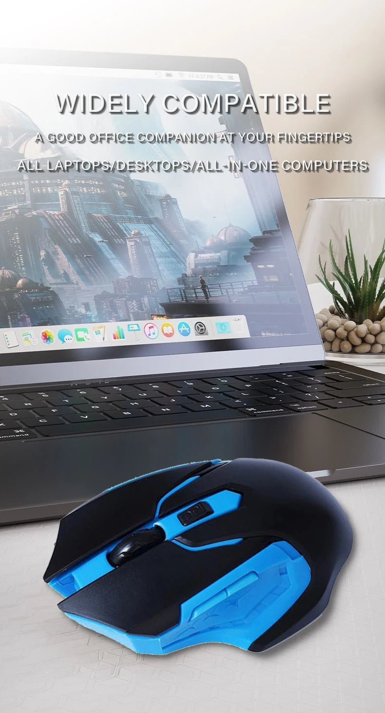 46 Wireless Mouse Universal Office Computer Ergonomic Game Mouse Laptop Student Computer Desktop Computer - My Store