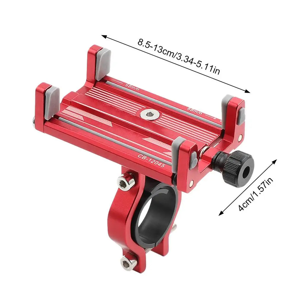 Bicycle Scooter Aluminum Alloy Mobile Phone Holder Mountain Bike Bracket Cell Phone Stand Cycling Accessories - My Store