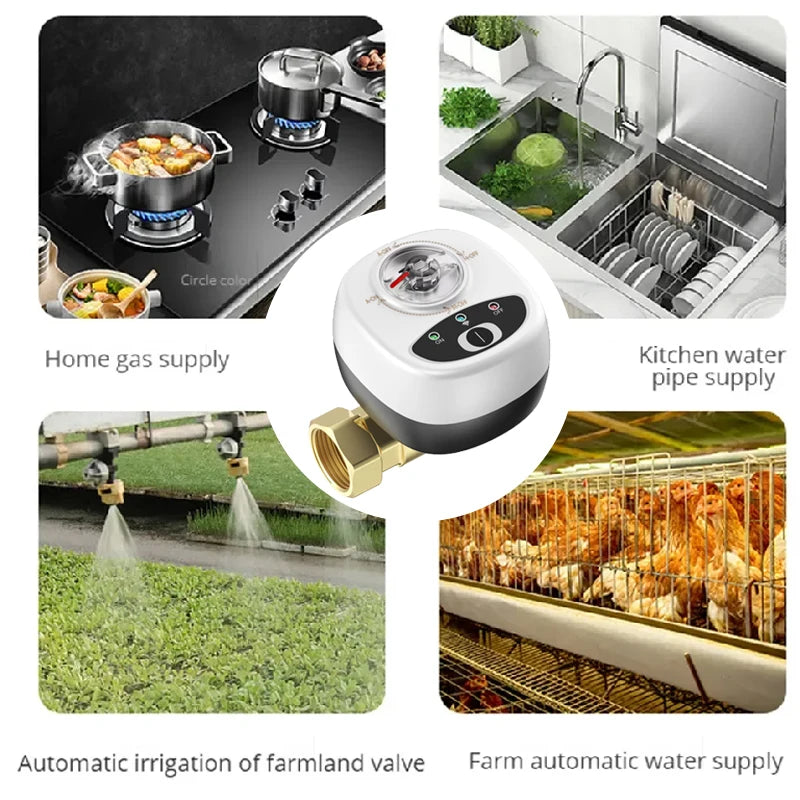 eWelink APP Wifi Water Valve Smart Timer Open Shutoff Automated Ball Valve Intelligent Remote Control Support Alexa Google Home - My Store