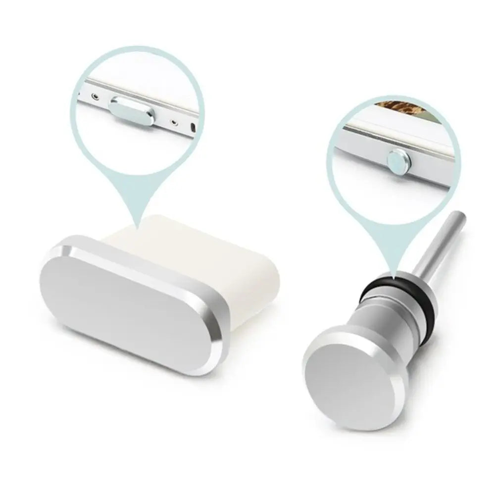 Anti-Dust 3.5mm Earphone Jack Dust Plug Metal Type C Charging Port For Samsung S10 - My Store