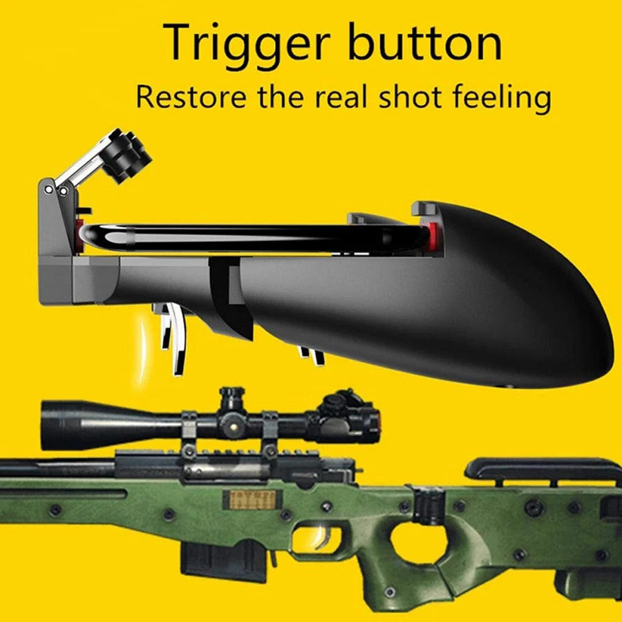 Trigger Free Fire PUBG Controller for Cell Phone Gamepad Joystick Android iPhone Control Mobile Game Pad Pugb Smartphone Command - My Store