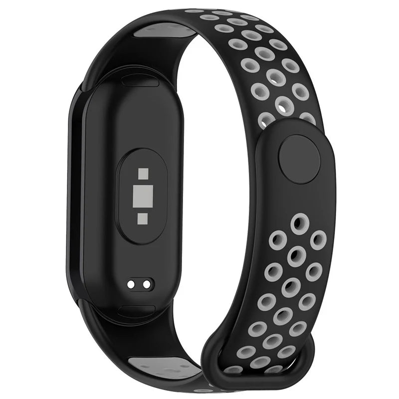 Smart Watch Simple Business Sports Wristband Two-color Breathable And Comfortable Unisex Suitable For Xiaomi Mi Band 8 - My Store