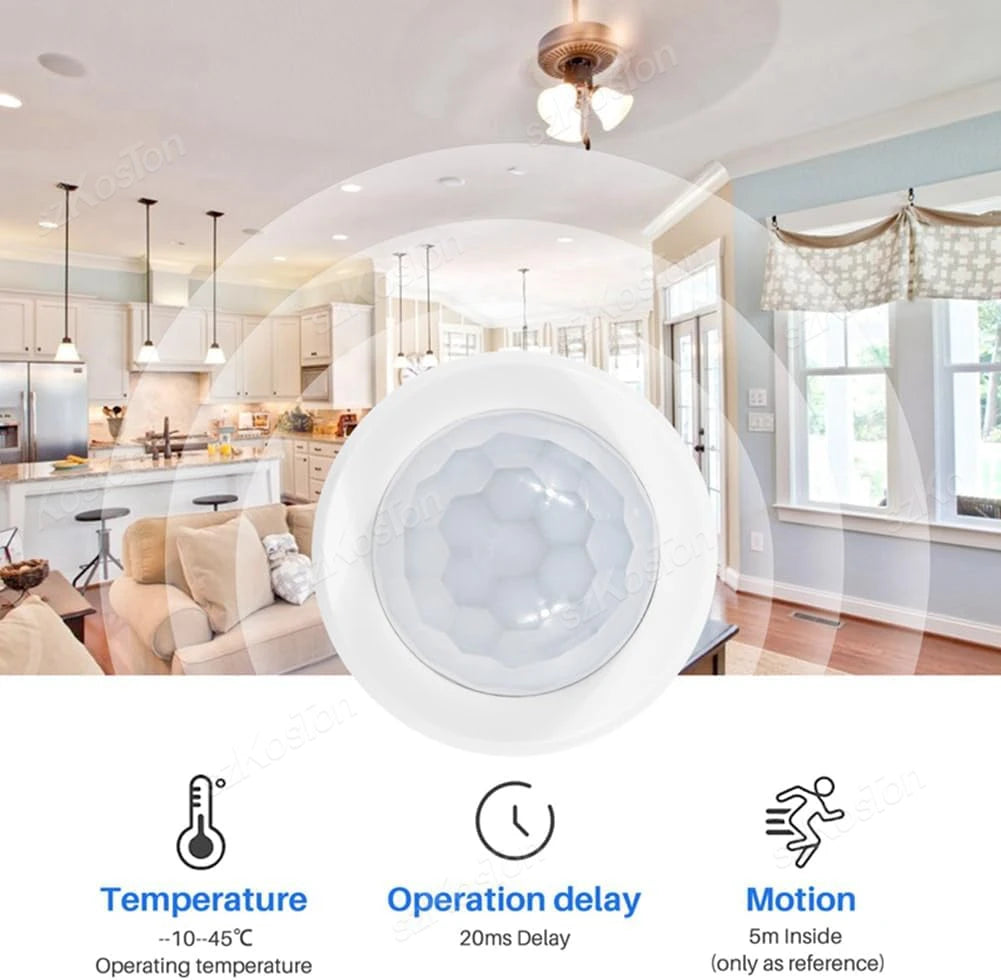 eWelink APP Zigbee Motion Sensor Smart Home Automation PIR Presence Sensor Residential Security Protection for Home Assistant - My Store