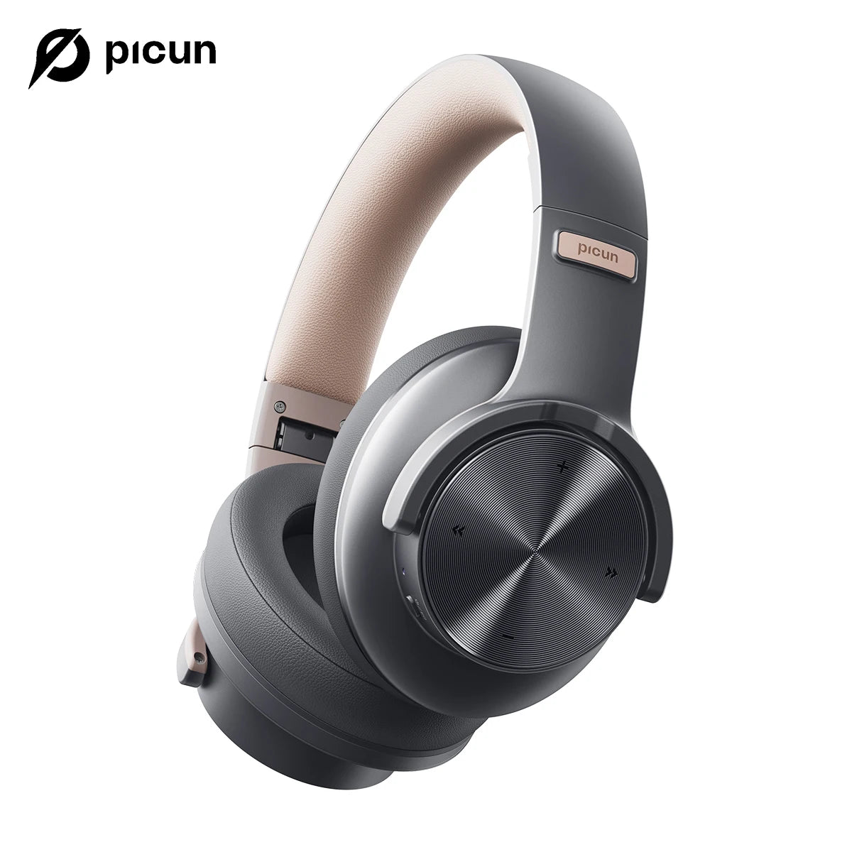 Picun B8 Wireless Headphones 40MM HIFI Bluetooth Headset Low-Latency HD Mic 120H Game Mode Hands-free Touch Control Foldable - My Store