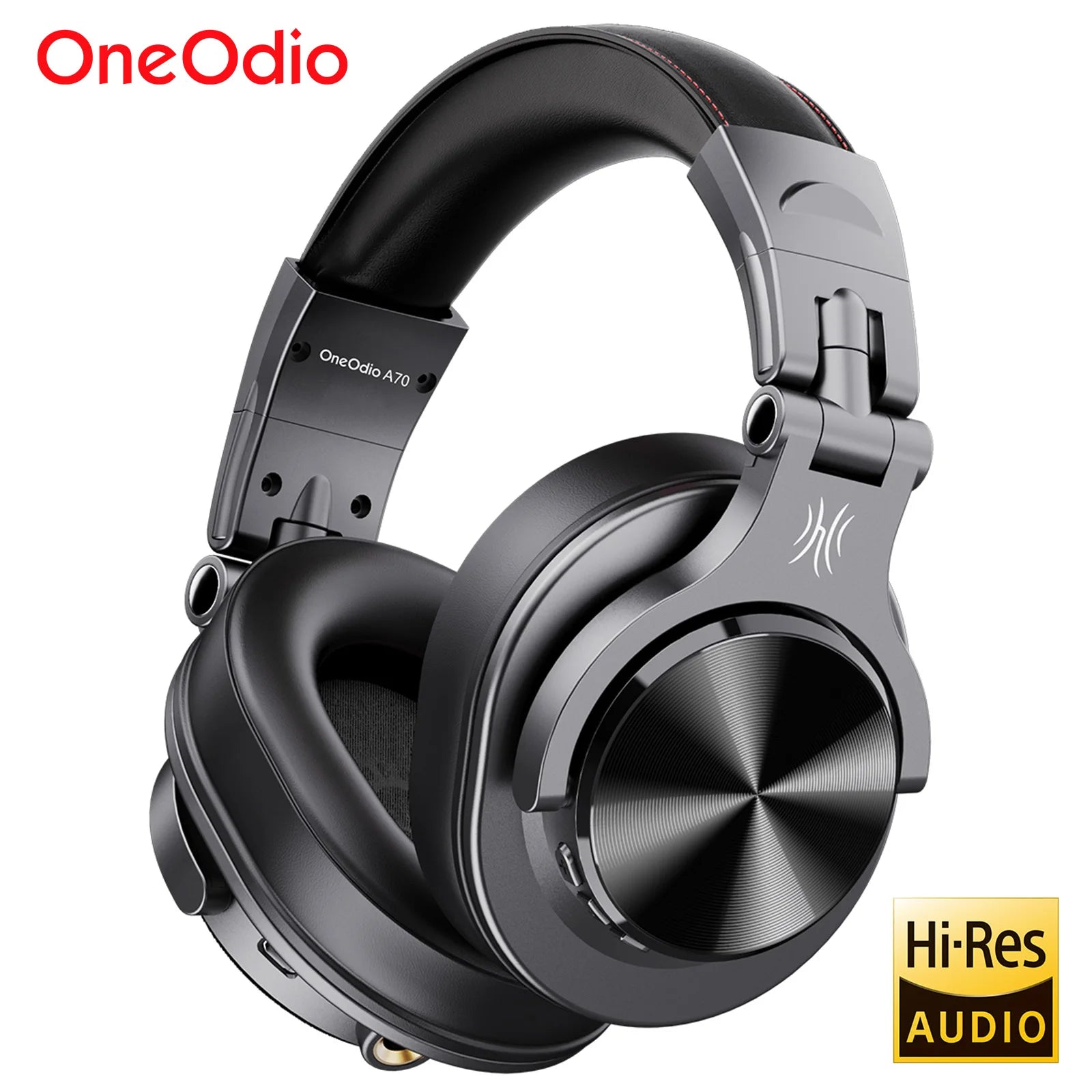 Oneodio Fusion A70 Bluetooth 5.2 Headphones Hi-Res Audio Over Ear Wireless Headset Professional Studio Monitor DJ Headphones 72H - My Store