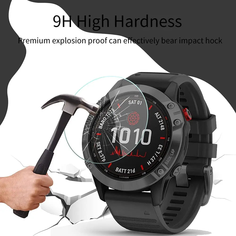 2Pcs Screen Protector Film For Garmin Fenix 7 7S 7X Anti-scratch HD Premium Tempered Film Smartwatch Protection Accessories - My Store