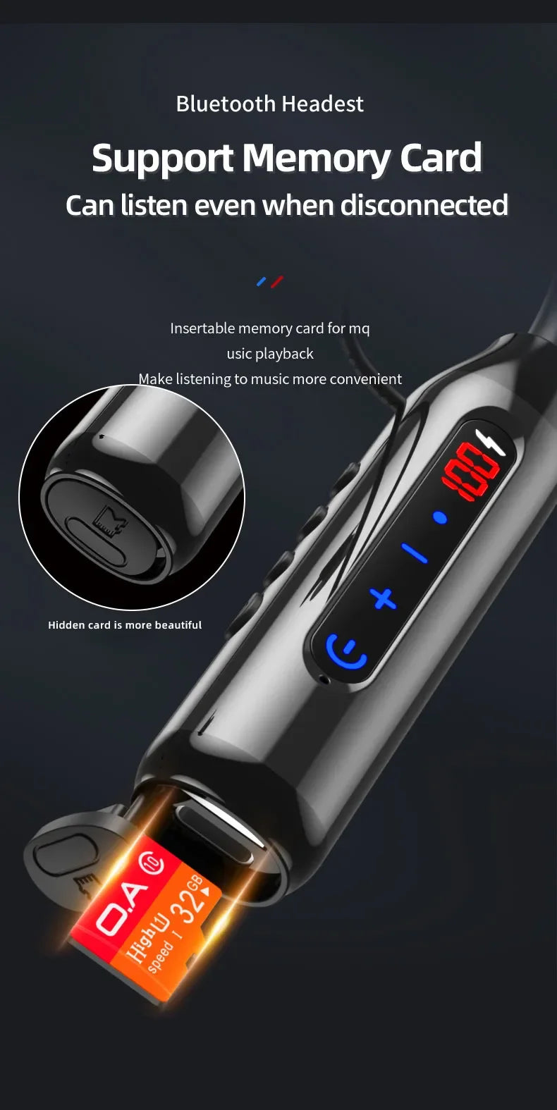 NEW 200Hours Playback Wireless Headphones Bluetooth Earphones Sports Waterproof Headset No Delay Earbuds For Apple Xiaomi Huawe - My Store