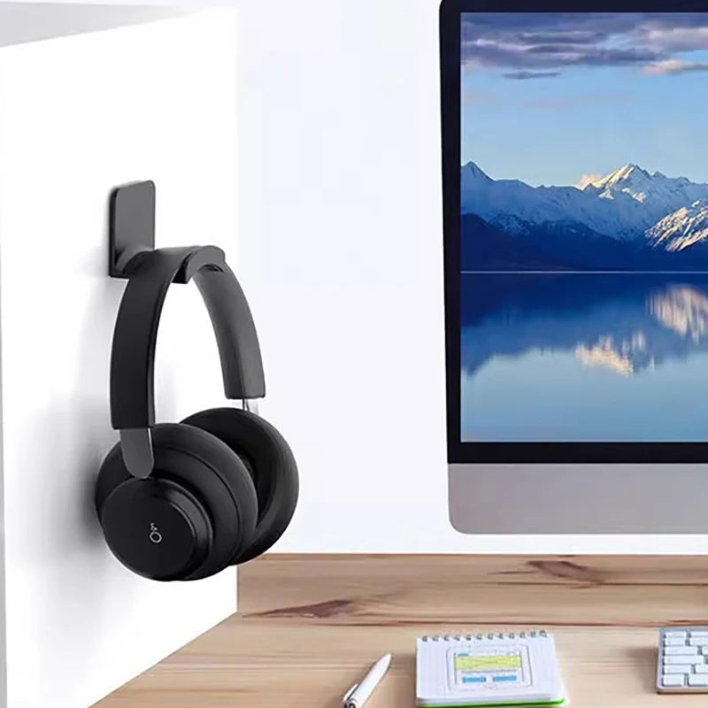 Universal Headphone Stand Gaming Controller Holder Headset Display Rack Under Desk Hanger Hook For Earphone Wall Mount Gaming - My Store