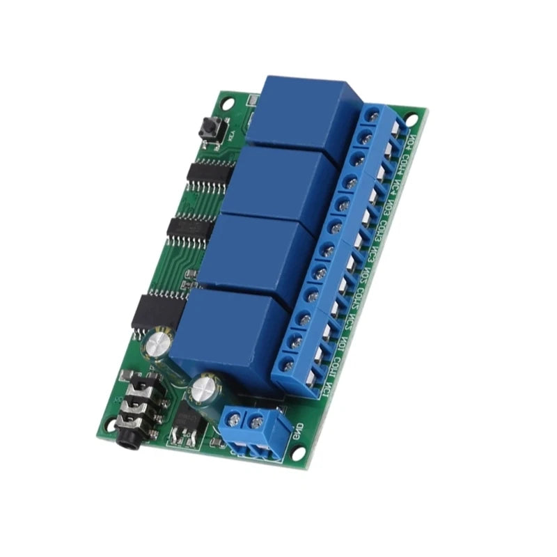 MultiFunction 4Ch DTMF Sound Decoding Relays Module Home Automation AD22B04 - My Store