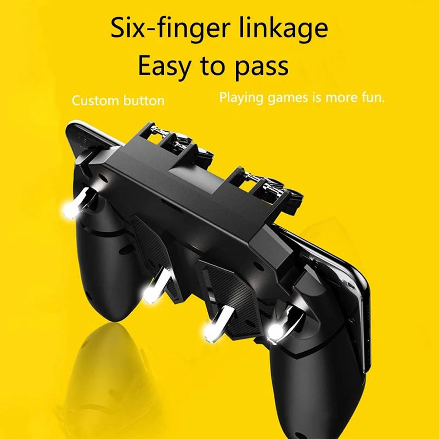 Trigger Free Fire PUBG Controller for Cell Phone Gamepad Joystick Android iPhone Control Mobile Game Pad Pugb Smartphone Command - My Store