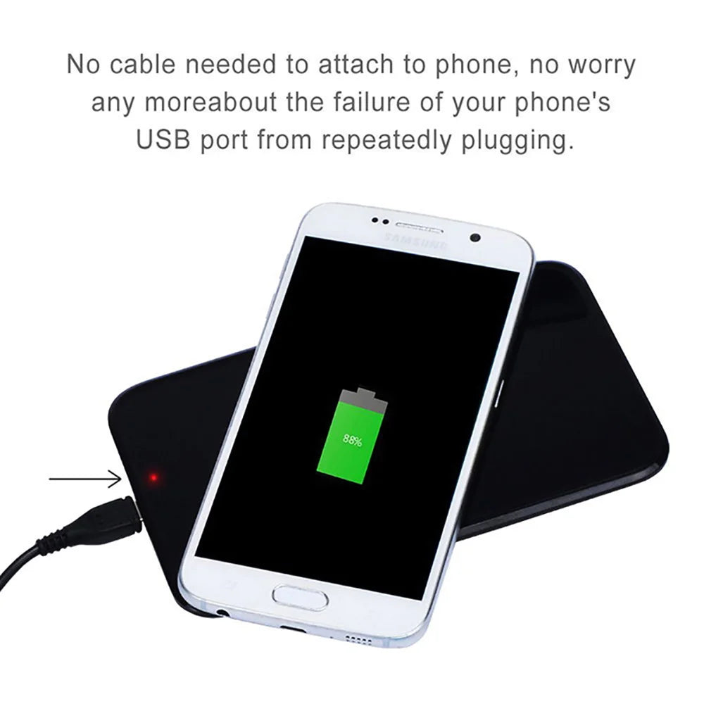 Wireless Fast Charger for Samsung Galaxy S10 S9 S8 Note 9 Charging Pad for Iphone 12 11 Pro Xs Max Xr X 8 Plus Phone - My Store