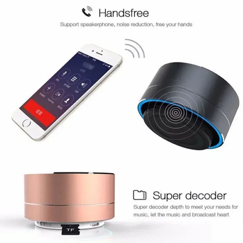 Mini Portable Loudspeaker For Broadcasting TF Card USB Speaker Sound System enceinte bluetooth Outdoor Lawn Wireless Bluetooth - My Store