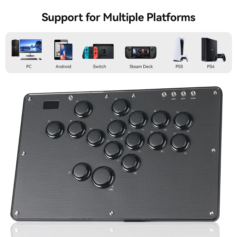 Haute42-COSMOX Leverless Controller Keyboard For PC/PS3/PS4/PS5/XBOX Switch Steam Fighting Gaming Joystick Support DIY Wallpaper - My Store