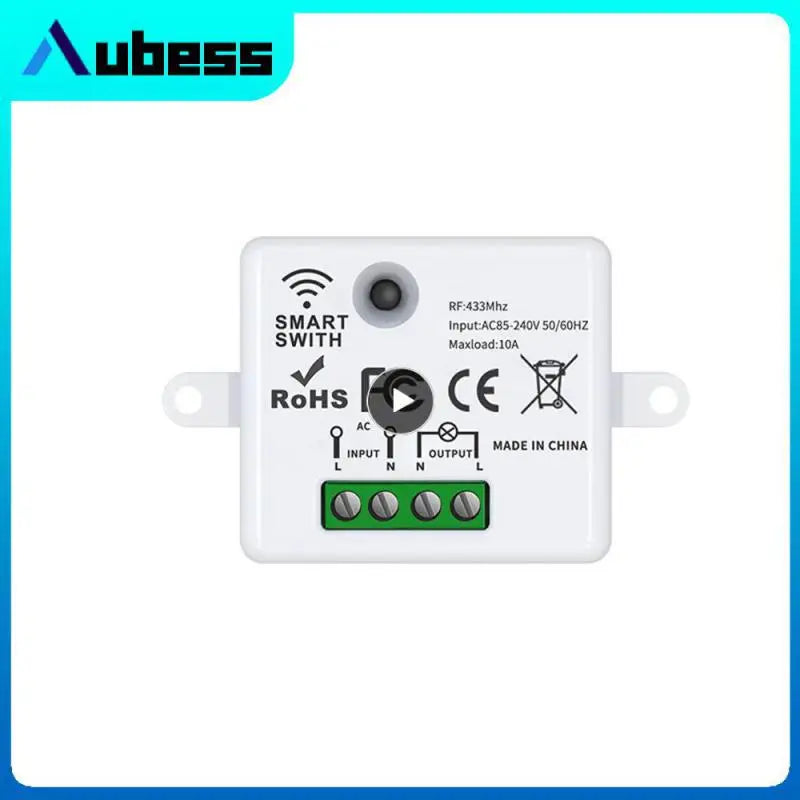 Controller Convenient And Efficient Stylish Design 433mhz Switch Enhance Home Security Reliable 433mhz Breaker Smart Automation - My Store