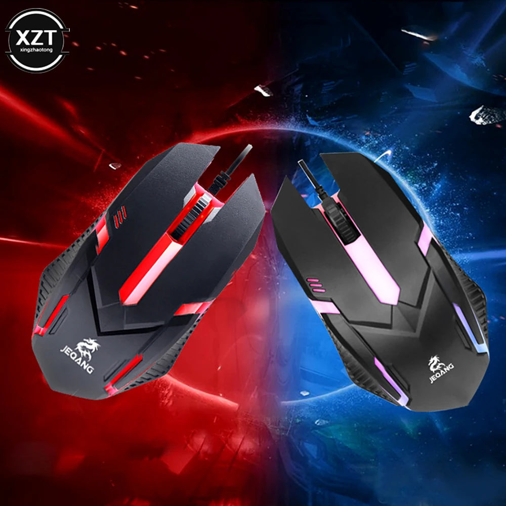 USB Wired Mini Gaming Mouse 1000 DPI Optical 3 Button RGB USB Wired Mouse Mice For PC Desktop Laptop Computer Gamer - My Store